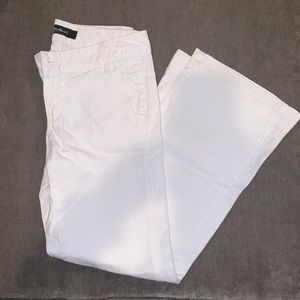 Ladies Eddie Bauer Boot Cut White Jeans